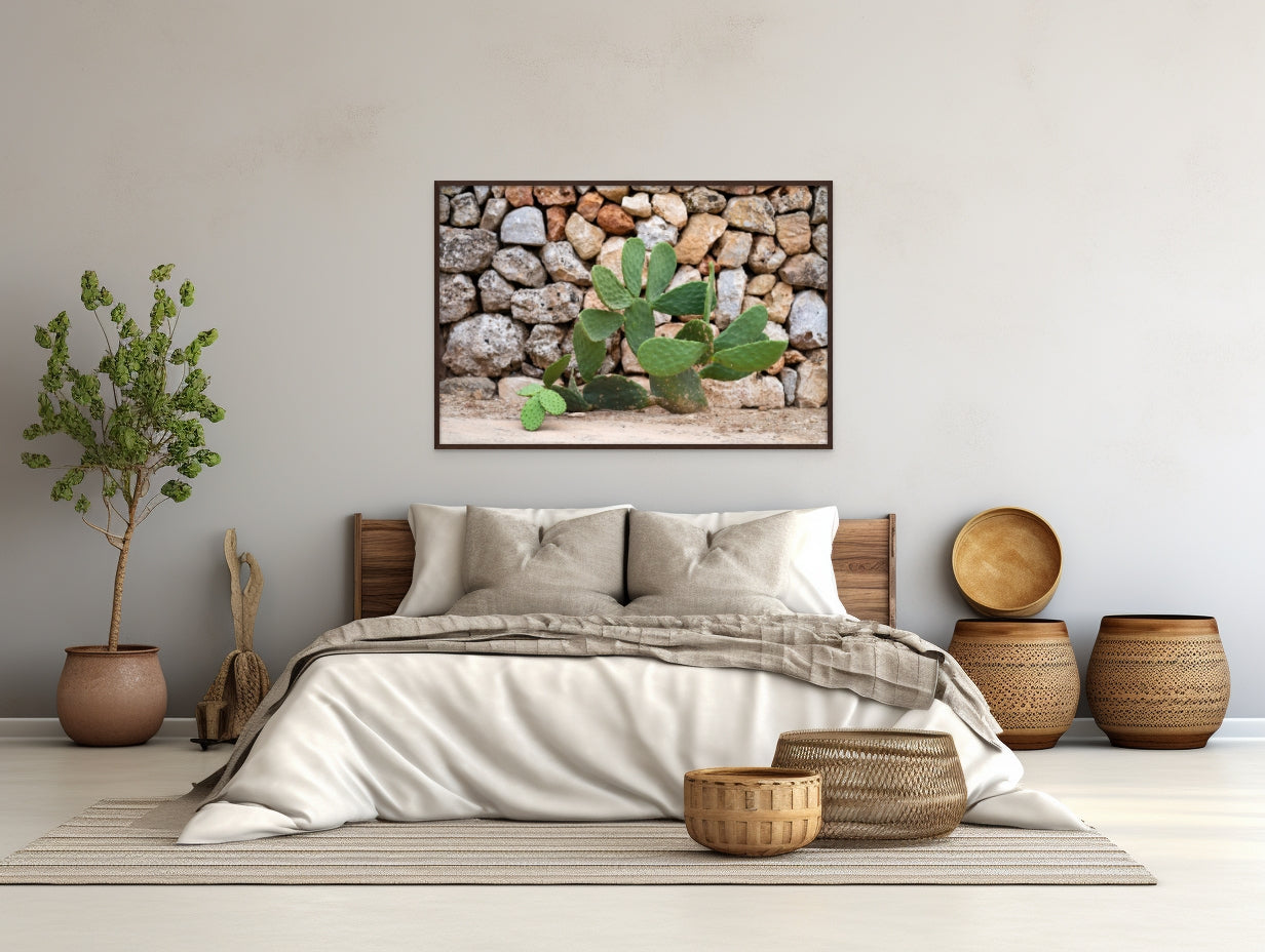 Stone and Succulent
