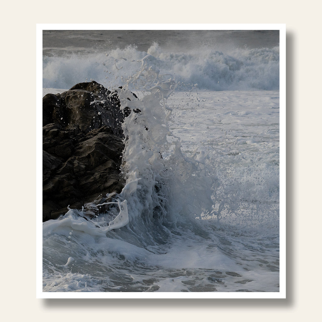 Wave Crashing on Rock 2
