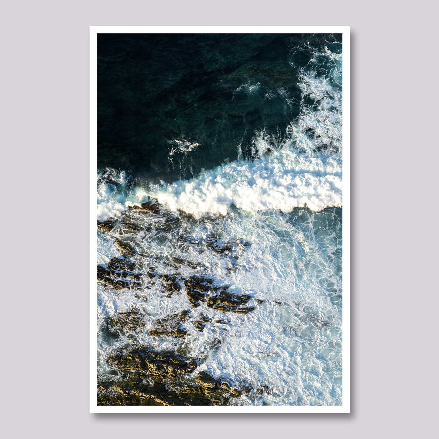 Wave Crashing on Rocks 2