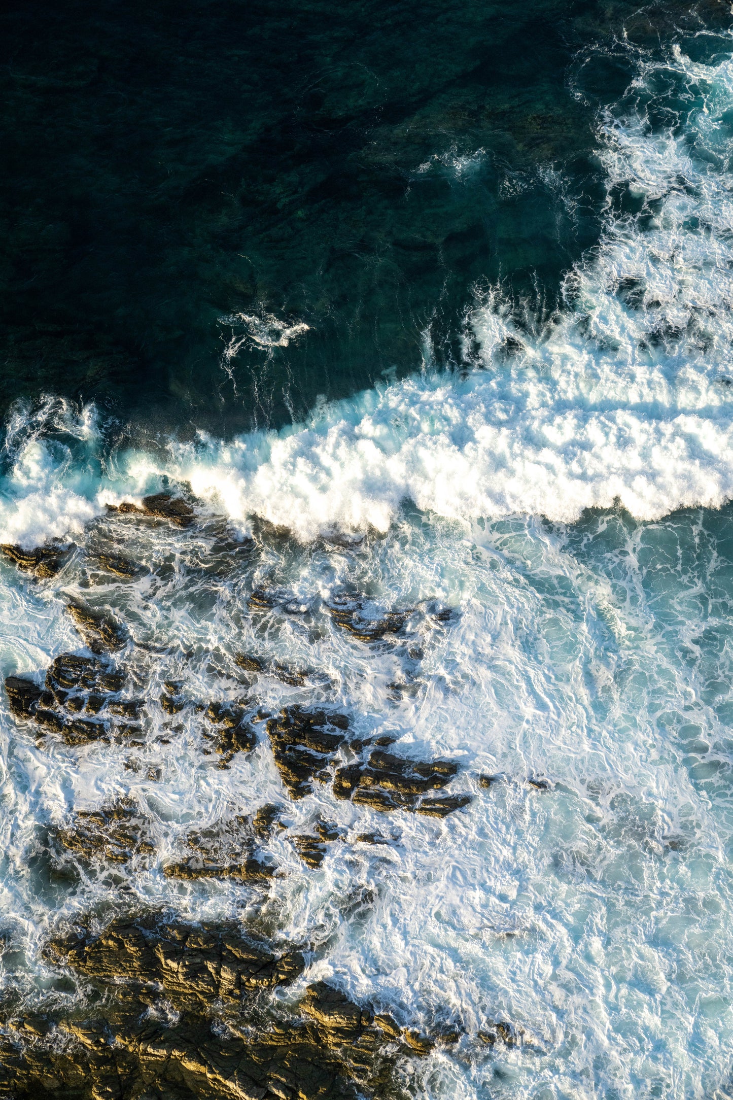 Wave Crashing on Rocks 2